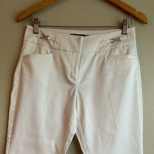 New York Company 7th Avenue white ankle pant